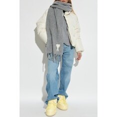 아미 하트 로고 여성 패딩 FJK832 PL0039 185 썸네일 1