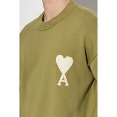 26SS 아미 빅하트 로고 공용 니트 UKS859 KN0156 A118 썸네일 4