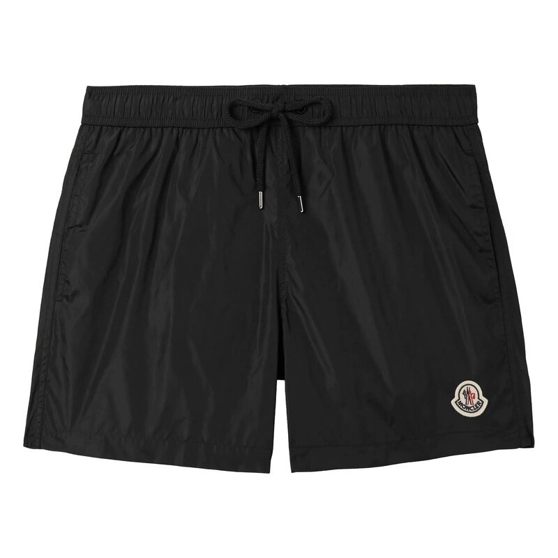 26SS 몽클레르 로고 패치 남성 스윔 팬츠 2C00013 5985M 999 - Moncler