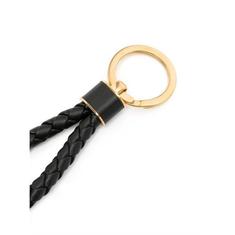 [국내배송] 보테가베네타 인트레치아토 가죽 키링 골드 블랙 651820 V0HW1 썸네일 1