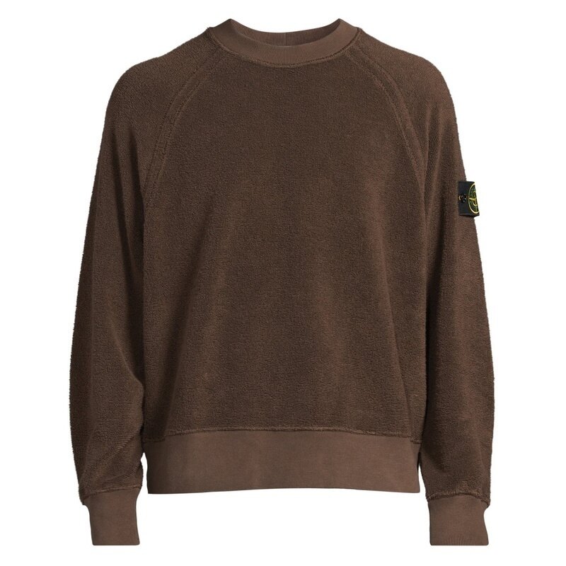 26SS 스톤아일랜드 테리 플리스 남성 맨투맨 L1S15 6100004 S0293 V007C - Stone Island