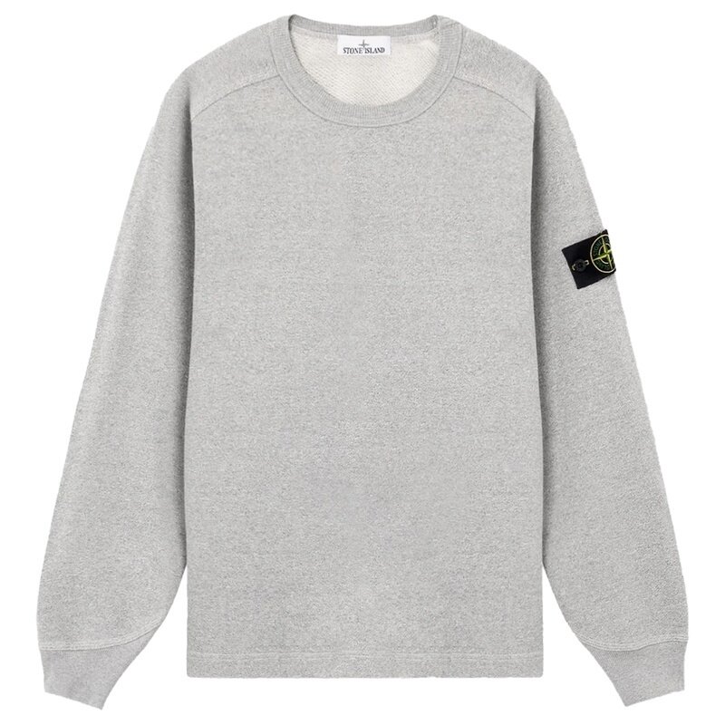 26SS 스톤아일랜드 멜란지 플리스 남성 맨투맨 L1S15 6100022 S0329 V0M64 - Stone Island