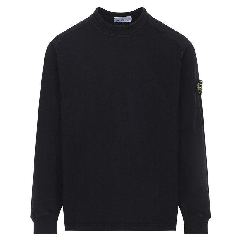 26SS 스톤아일랜드 헤비 오가닉 코튼 남성 맨투맨 L1S15 6100030 S0B50 V0029 - Stone Island