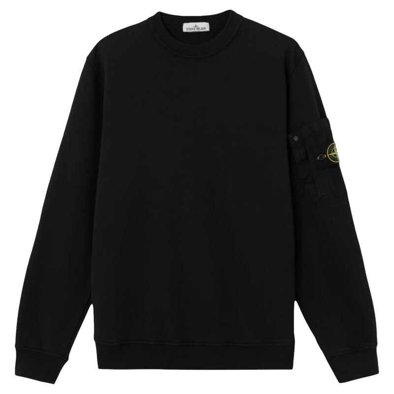 26SS 스톤아일랜드 로고 패치 포켓 남성 맨투맨 L1S15 6100019 S0410 V0029 - Stone Island