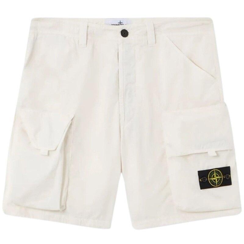 26SS 스톤아일랜드 로고 패치 남성 카고 반바지 L1S15 L100009 S0318 V0093 - Stone Island