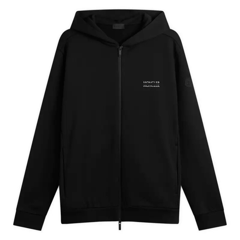 26SS 몽클레르 로고 코튼 남성 후드 집업 8G00010 89AZY 999 - Moncler