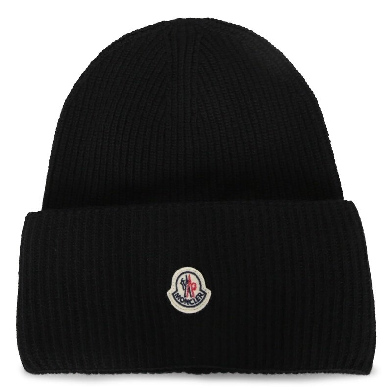 몽클레르 로고 패치 울 비니 3B00032 M1241 999 - Moncler