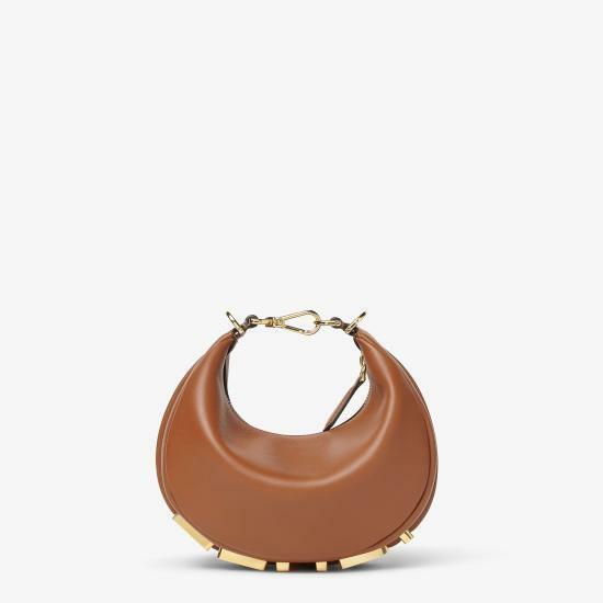 26FW 펜디 펜디그라피 미니 호보백 8BS081 A5DY F1UK8 BROWN DOM - Fendi