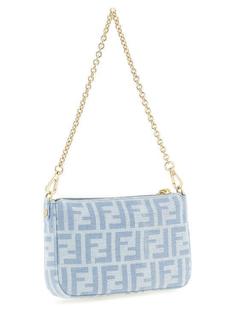 26FW 펜디 바게트 지퍼 파우치 8BS073 AY6Y F1X25 LIGHT BLUE DOM 썸네일 2