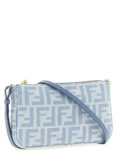 26FW 펜디 바게트 지퍼 파우치 8BS073 AY6Y F1X25 LIGHT BLUE DOM 썸네일 3