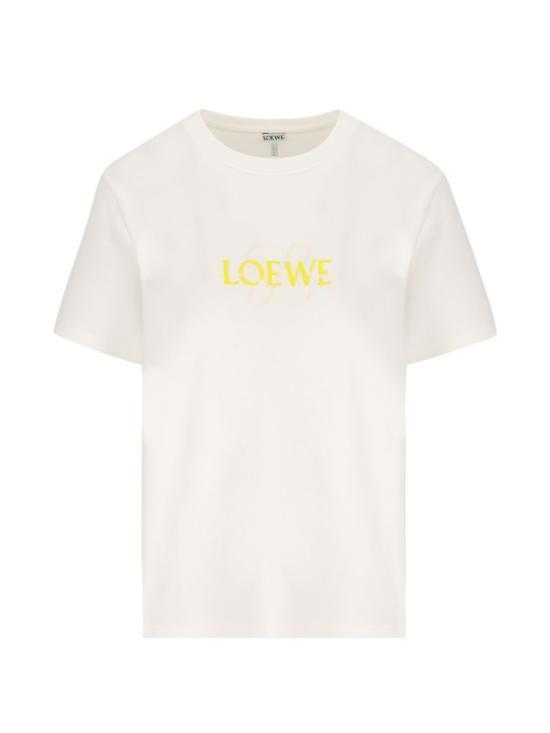 26FW 로에베 반팔 티셔츠 S359Y22XAV 2100 WHITE DOM - Loewe