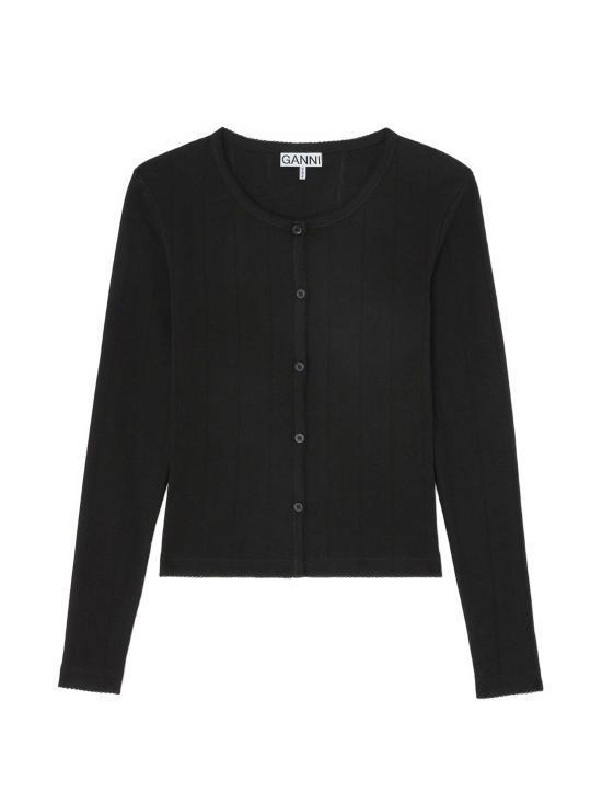 26FW 가니 가디건 A1040449 099 BLACK DOM - Ganni