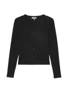 26FW 가니 가디건 A1040449 099 BLACK DOM 썸네일 1