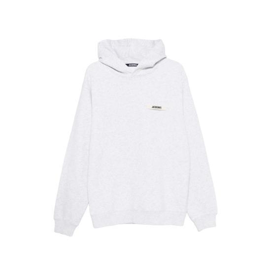 26FW 자크뮈스 그로그랭 후드 티셔츠 HOM00247AJ00126 950 GREY DOM - Jacquemus