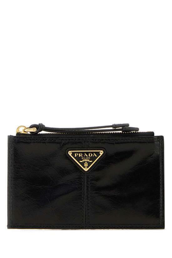 26FW 프라다 레더 카드 홀더 1MC086 2CYR F0002 BLACK DOM - Prada