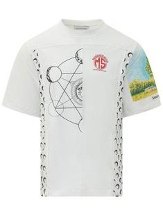 26SS 마린세르 업사이클드 그래픽 티셔츠 MTT102AUJER0003 WH10 WHITE DOM 썸네일 1