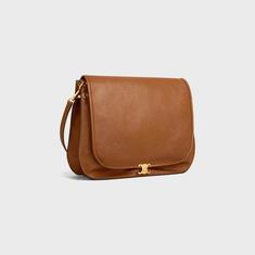 26SS 셀린느 소프트 트리옹프 베사체 서플 샤이니 램스킨 백 123632T88 GFY5 SOFT TAN DOM 썸네일 2
