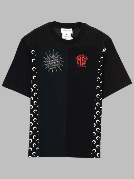 26SS 마린세르 업사이클드 그래픽 티셔츠 MTT102AUJER0003 BK99 BLACK DOM - Marine Serre