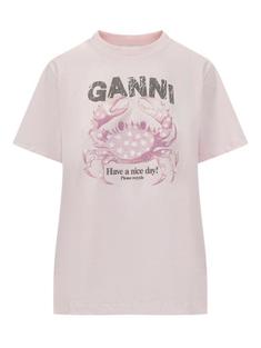 26FW 가니 반팔 티셔츠 A1050197 868 CHALK PINK DOM 썸네일 1