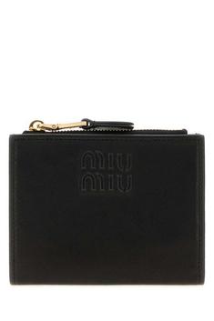 26FW 미우미우 반지갑 5ML050 AEFX F0002 BLACK DOM 썸네일 1