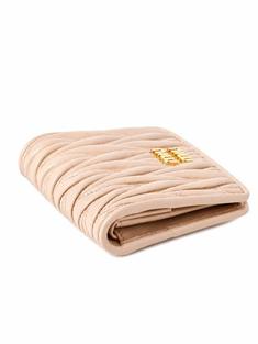 26FW 미우미우 마테라쎄 나파 가죽 반지갑 5MV204 AFPP F0236 POWDER PINK DOM 썸네일 2