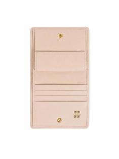 26FW 미우미우 마테라쎄 나파 가죽 반지갑 5MV204 AFPP F0236 POWDER PINK DOM 썸네일 3