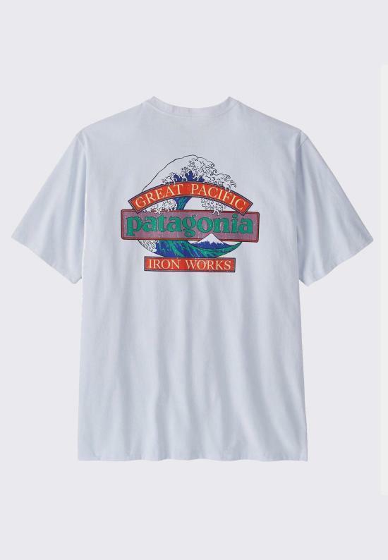 26SS 파타고니아 반팔 티셔츠 37873R5 WHI DOM - Patagonia