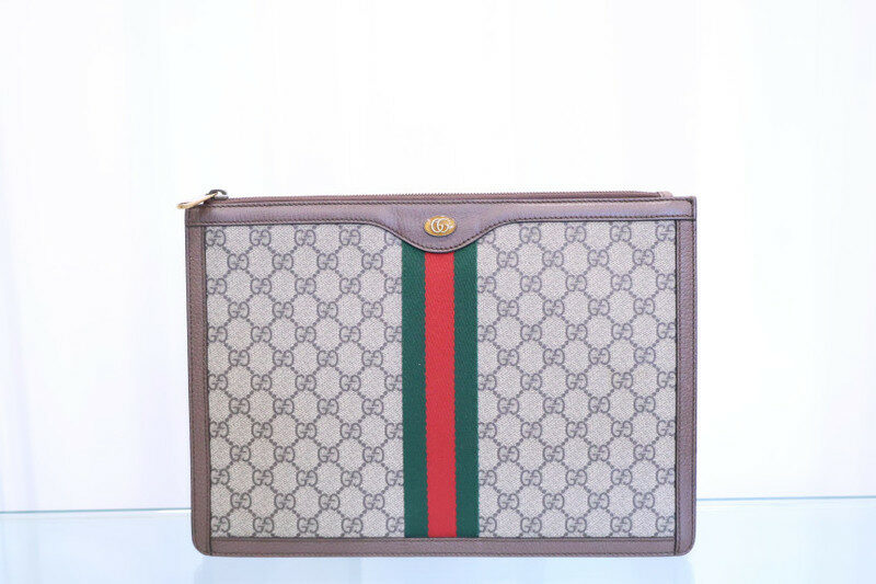 구찌 오피디아 GG 수프림 포트폴리오 523359 여성 클러치 - Gucci