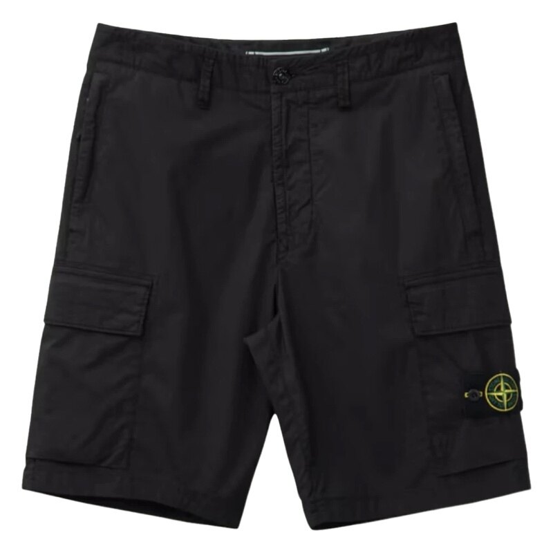 스톤아일랜드 코튼 로고 패치 남성 반바지 K1S15 L100011 S00WA V0120 - Stone Island