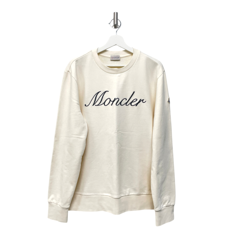 [XL] 몽클레어 8G00033 자수 로고 코튼 스웨트셔츠 맨투맨H00386 - Moncler