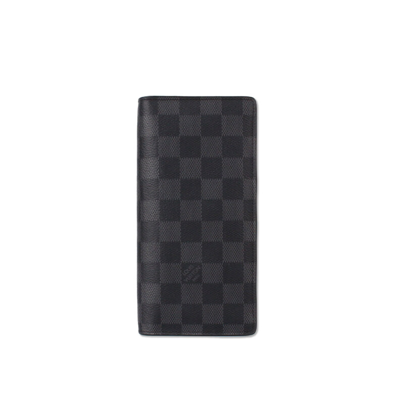 루이비통 브라짜 다미에 남성 장지갑 그라파이트 N62665 [중고] [오늘출발] - Louis Vuitton