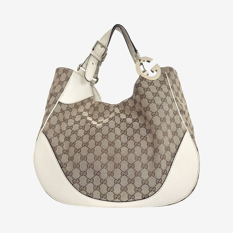 구찌 203504 GG 캔버스 샬롯 호보 숄더백 EWPXEIPQ - Gucci