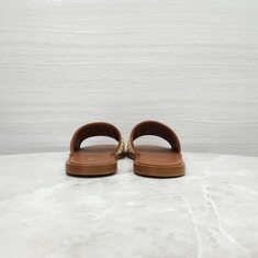 [럭스유] (새상품) 37.5 / 미우미우 라피아 로고 슬라이드 샌들 슬리퍼 5XX644 썸네일 2