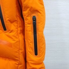 [럭스유] 48 / 디올 오렌지 로고 구스 다운 패딩 썸네일 3