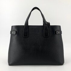 버버리 체크 배너백 블랙 썸네일 2