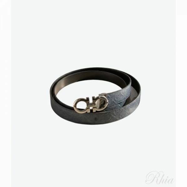살바토레 페라가모 26FW 675542 735830 간치니 리버시블 벨트 - Salvatore Ferragamo