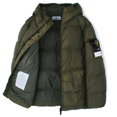 25FW 스톤 크링클랩스 후드 패딩 카키 K2S154100011 S0A23 V0054 썸네일 6