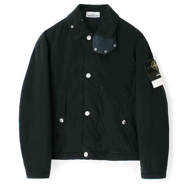 25FW 스톤 라이트 컴팩트 터치 자켓 블랙 K2S15Q100015 S0042 V0029 - Stone Island