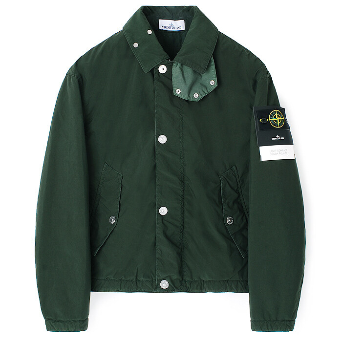 25FW 스톤 라이트 컴팩트 터치 자켓 그린 K2S15Q100015 S0042 V005E - Stone Island
