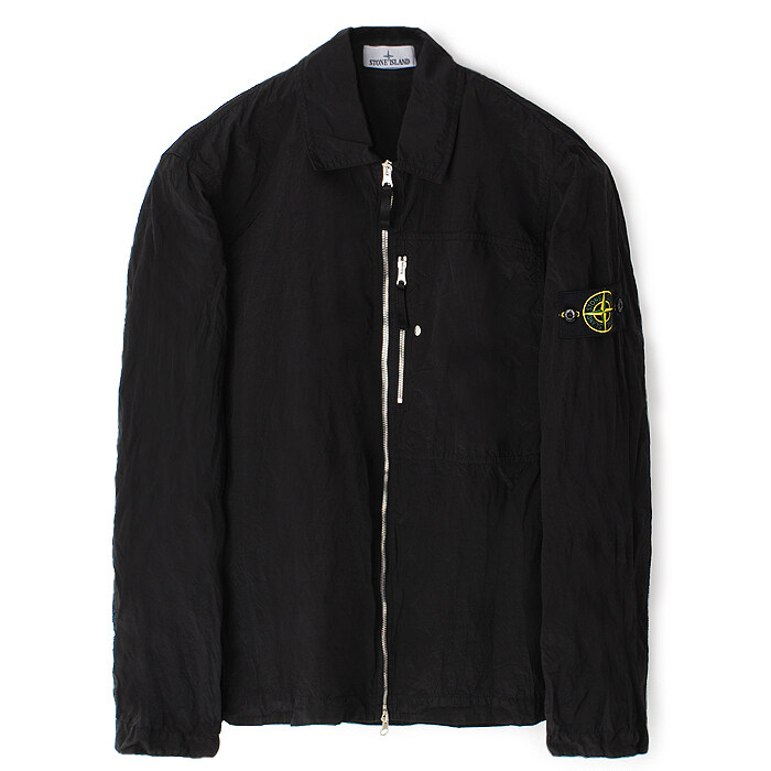 25FW 스톤 나일론메탈 오버셔츠 블랙 K2S151200031 S0019 V0029 - Stone Island