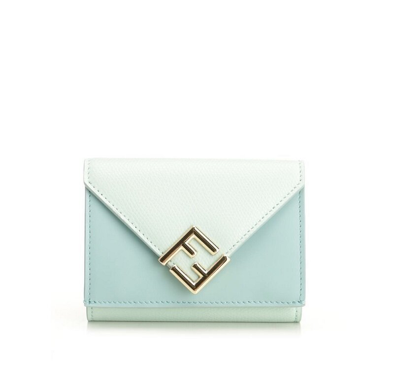 [비엔비명품관] FENDI 펜디 여성 FF 다이아몬드 마이크로 트라이폴드 반지갑 - Fendi