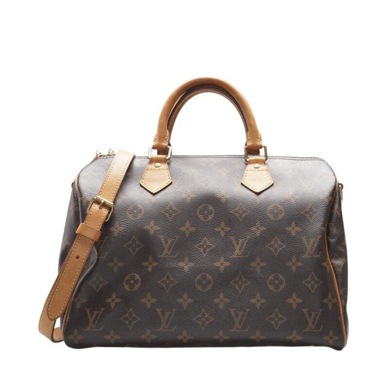 베이지 모노그램 스피디 반둘리에 30 토트백 - Louis Vuitton