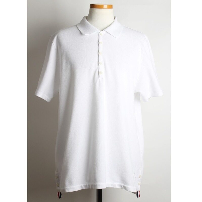 톰브라운 백삼선 PK 티셔츠 5(110) - Thom Browne