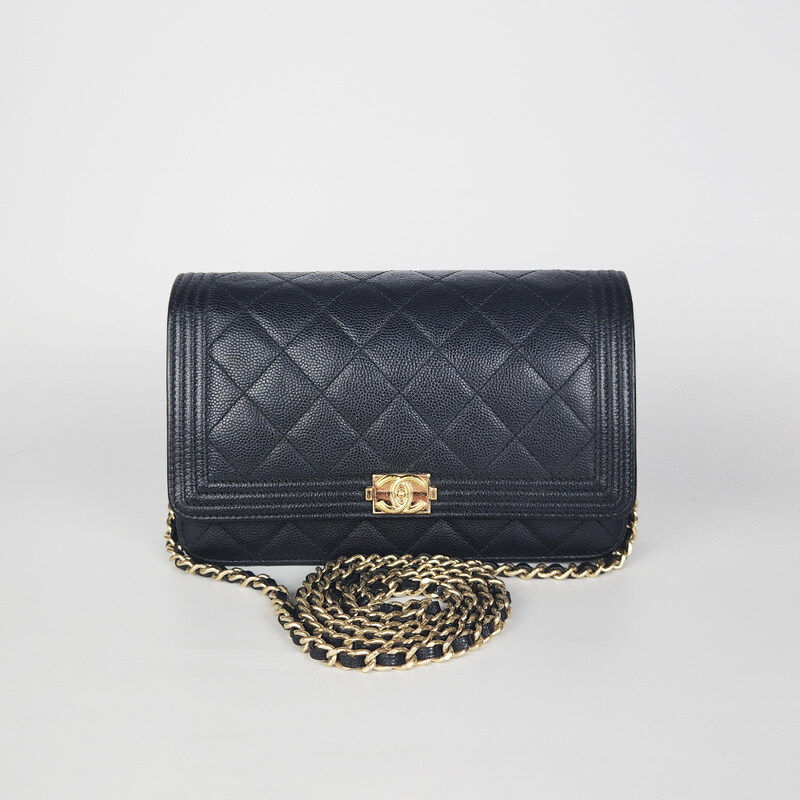 샤넬 블랙 캐비어 보이 WOC A80287 여성 크로스백 626602701 - Chanel