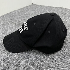 논현 더팩토리 26FW 셀린느 트리옹프 리슐리외 캡 야구모자 / 블랙 화이트 (AA0MI2U74 38WI) 썸네일 2