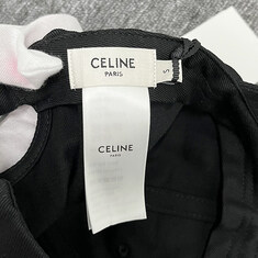 논현 더팩토리 26FW 셀린느 트리옹프 리슐리외 캡 야구모자 / 블랙 화이트 (AA0MI2U74 38WI) 썸네일 8