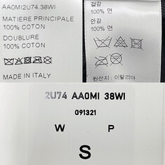 논현 더팩토리 26FW 셀린느 트리옹프 리슐리외 캡 야구모자 / 블랙 화이트 (AA0MI2U74 38WI) 썸네일 9