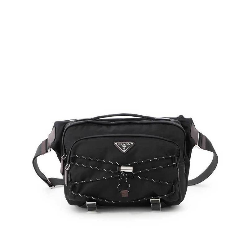[국내배송] 프라다 스피드록 리나일론 및 가죽 숄더백 2VH201 2DMG F0002 - Prada