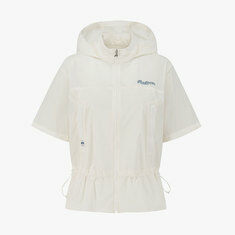 [국내배송] 26SS 말본 후드 탈착 소매 믹스 자켓 화이트 M6222PJK51WHT 썸네일 1