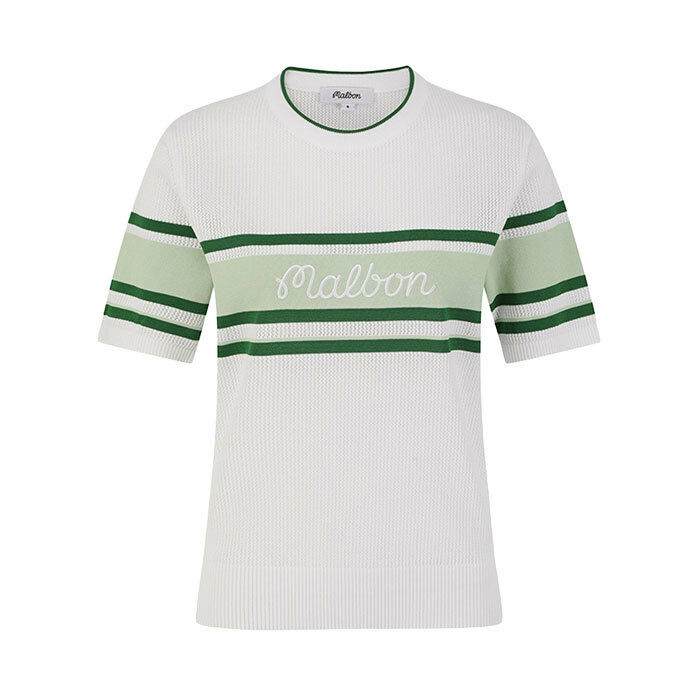 [국내배송] 26SS M6222PKT54WHT / 여성 라운드넥 반팔티셔츠 - Malbon